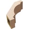 Ekena Millwork 5-inch W x 12-inch D x 12-inch H Pescadero Rough Cedar Woodgrain TimberThane Knee Brace, Primed BRCUR05X12X12PECRCPR - alternate 2